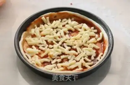 Make Black tuna olive pizza step 8