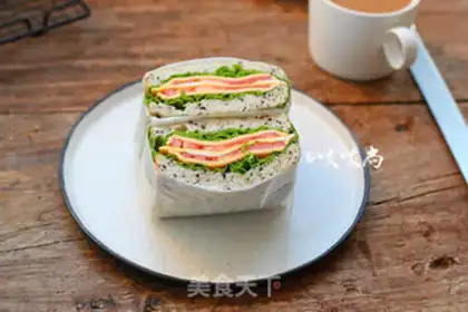Make Cheese egg sandwich step 7