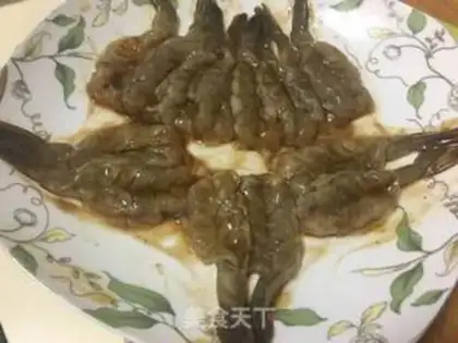 Make Blasted golden shrimp step 2