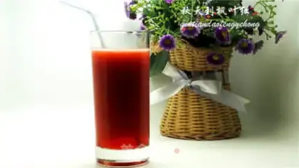 Make Fresh strawberry juice step 4
