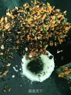 Make Vegetable pig meat step 2