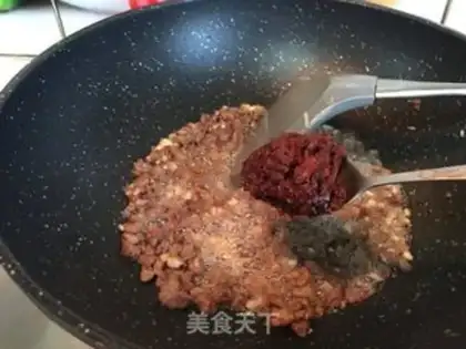 Make Abalone beef sauce step 7
