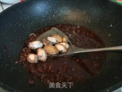 Make Abalone beef sauce step 11