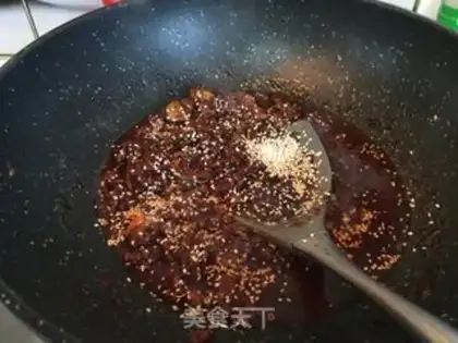 Make Abalone beef sauce step 12