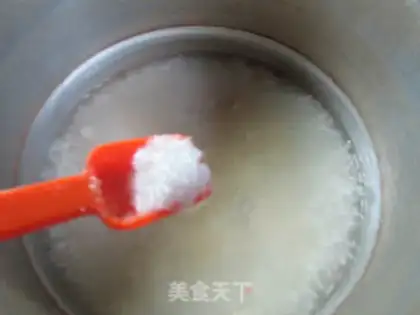 Make Squeaky rice congee step 9