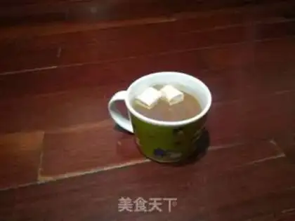 Make Chocolate milk tea step 2