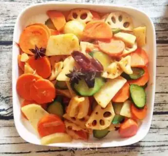 Make Tomatoes make four vegetables step 3
