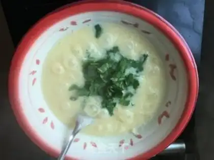 Make Quisine egg congee step 3