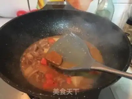 Make Curry cow step 8