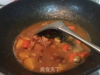 Make Curry cow step 9