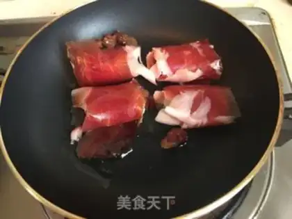 Make Fried ham step 4
