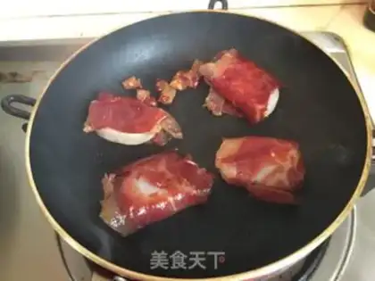Make Fried ham step 5