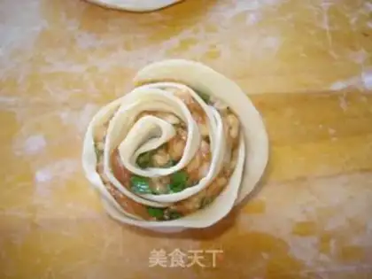 Make Rose pot sticker step 8