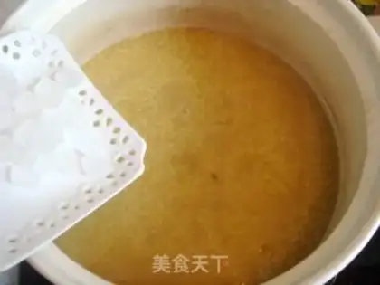 Make Peaches and rice porridge step 4