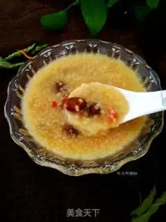 Make Peaches and rice porridge step 8