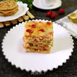 Make radish ham omelet step 5