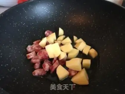 Make Butter and potatoes and sausage step 2