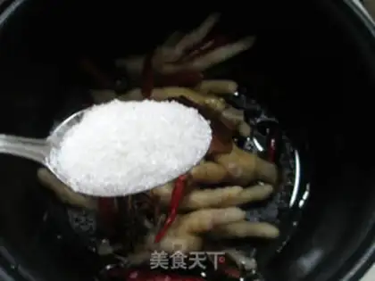 Make Green chicken claws step 5