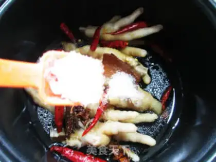 Make Green chicken claws step 6