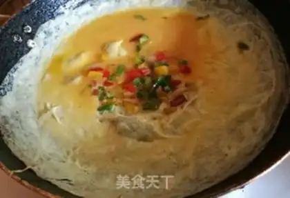 Make Onion pepper eggcake step 3