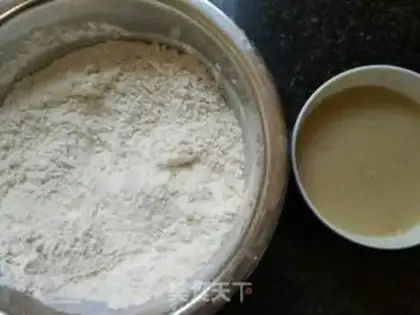 Make Red bean bread step 1