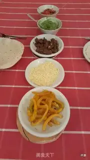 Make Mexican burrito step 0