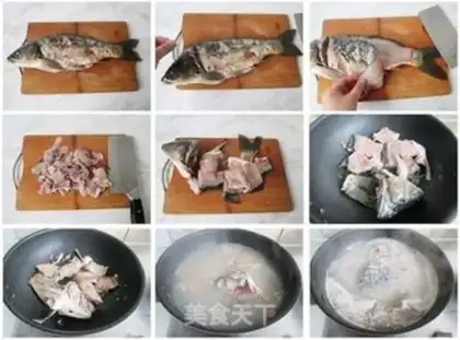 Make Spicy fish pot step 1