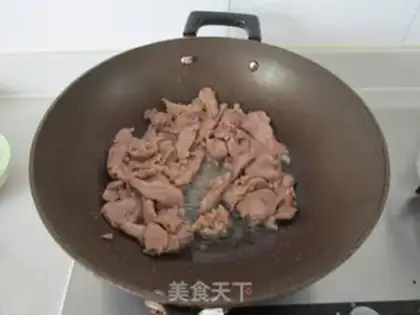 Make Tofu mushroom fried meat step 2
