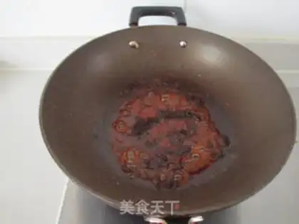Make Tofu mushroom fried meat step 3