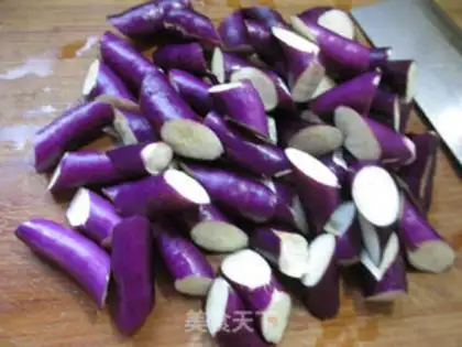 Make Soy sauce and eggplant step 2