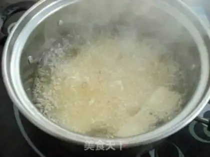 Make ♪ West blue flowers tofu ♪ step 2