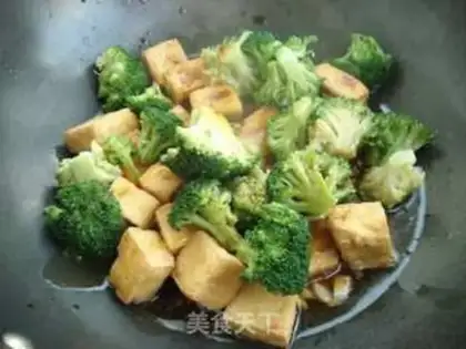 Make ♪ West blue flowers tofu ♪ step 5