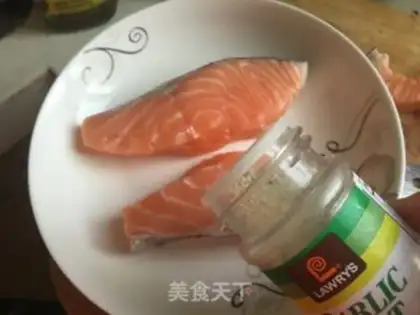 Make Fried salmon step 2