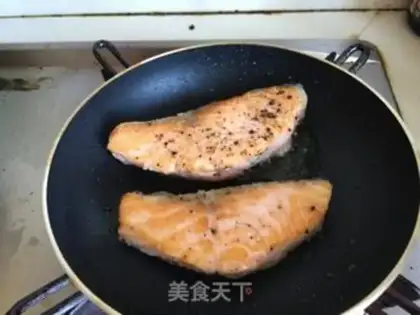 Make Fried salmon step 6