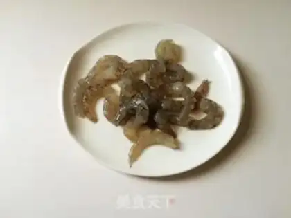 Make Shrimp bean curd step 1