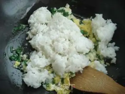 Make Krabs, rice step 4