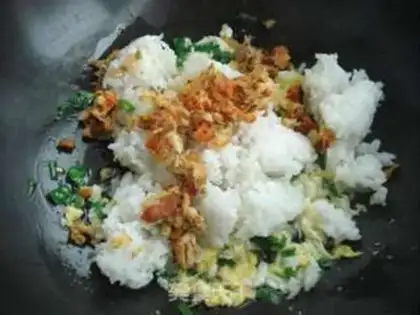 Make Krabs, rice step 5