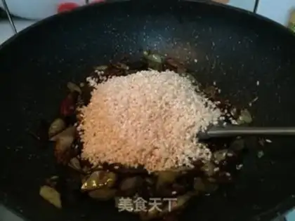 Make lentils, mushroom rice step 8