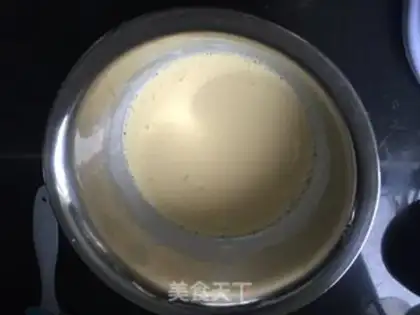 Make No sour almond cake step 1