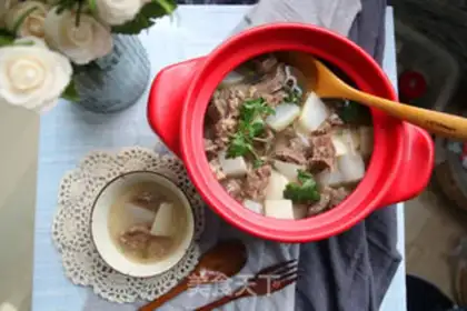 Make The radish stew step 2