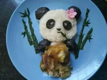 Make Big panda baby food step 4
