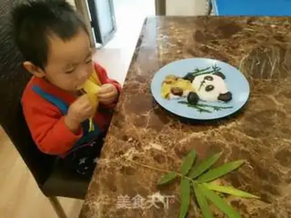 Make Big panda baby food step 7