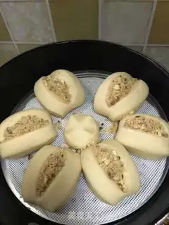 Make A red sugar bun step 8