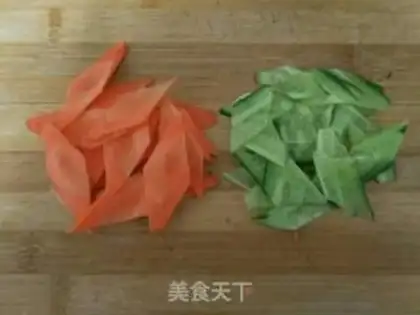 Make cucumber shrimp step 3