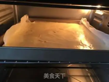 Make Orange cake roll step 12