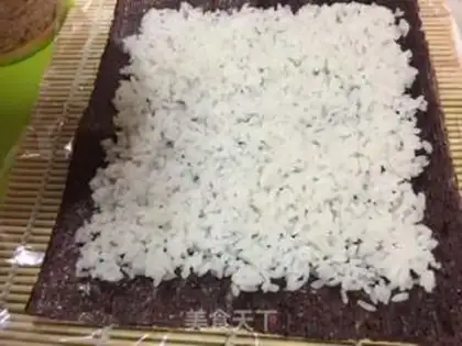 Make Sakura sushi step 3