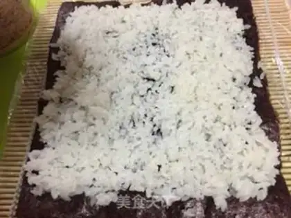 Make Sakura sushi step 4