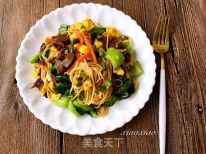 Make Beef noodles step 18