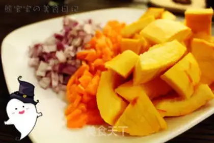 Make Pumpkin cream soup step 1