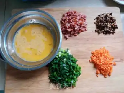 Make Five-colored rice step 1